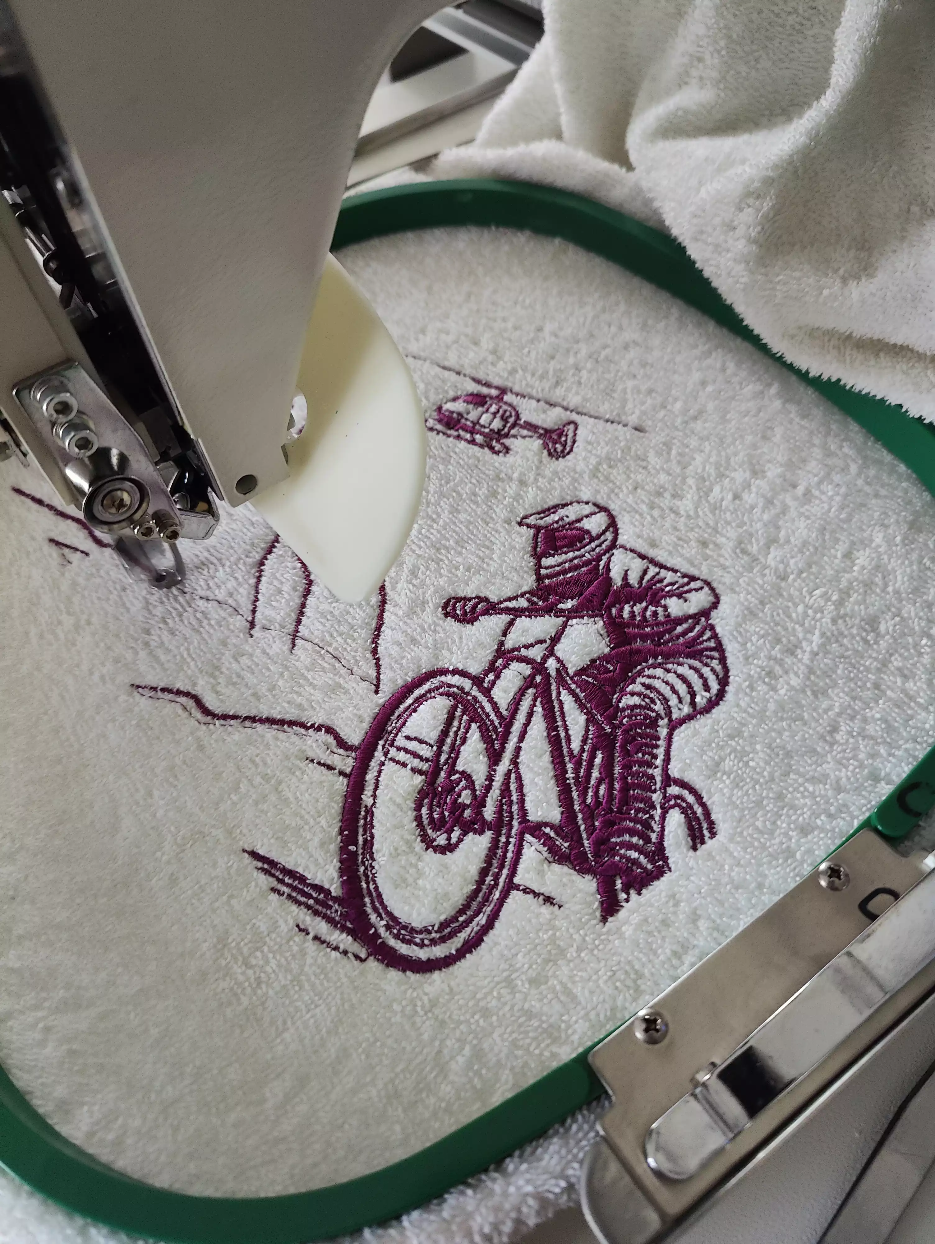 Broderie de design VTT